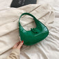 Textured Crescent Personality Trendy Simple Shoulder Underarm Bag