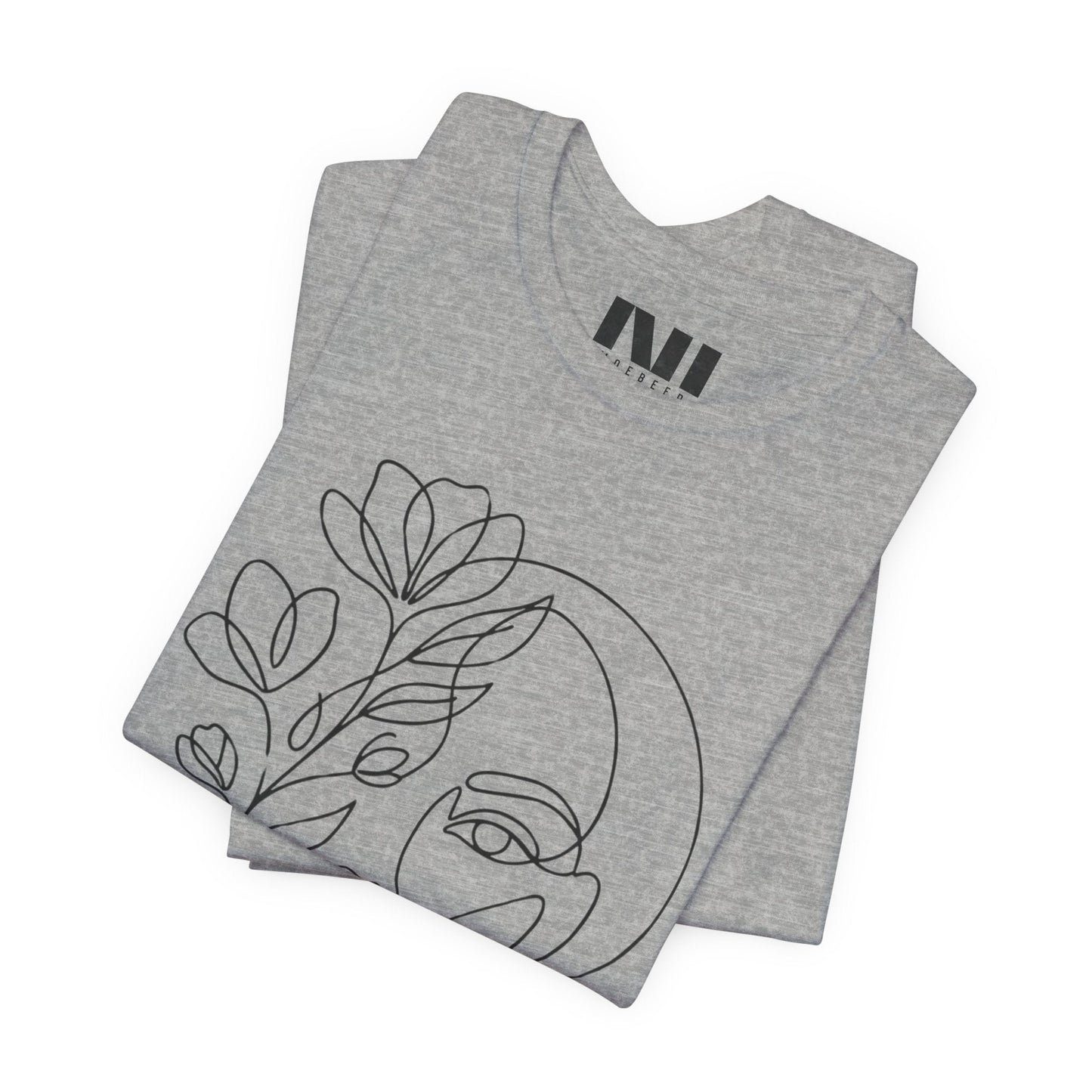Floral Face T-Shirt