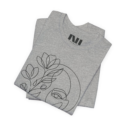 Floral Face T-Shirt