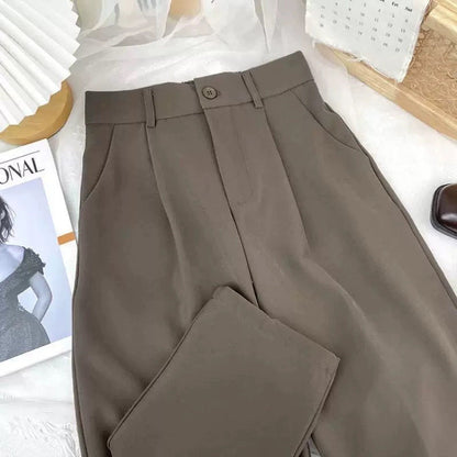 Fashion Casual Women's All-matching Straight Pants