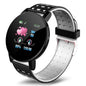119 Plus Smart Watch - Fitness Tracker with Heart Rate Monitor & 7-Day Battery Life | Bluetooth Smartwatch