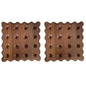 Solid Wood Coaster Ins Style Placemat Potholders Mat Insulation Wood Log Biscuit Coaster Photography Props Kitchen Table Agate