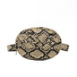 Snakeskin pattern ladies belt bag