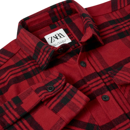 Ex High Street Brushed Cotton Overshirt
