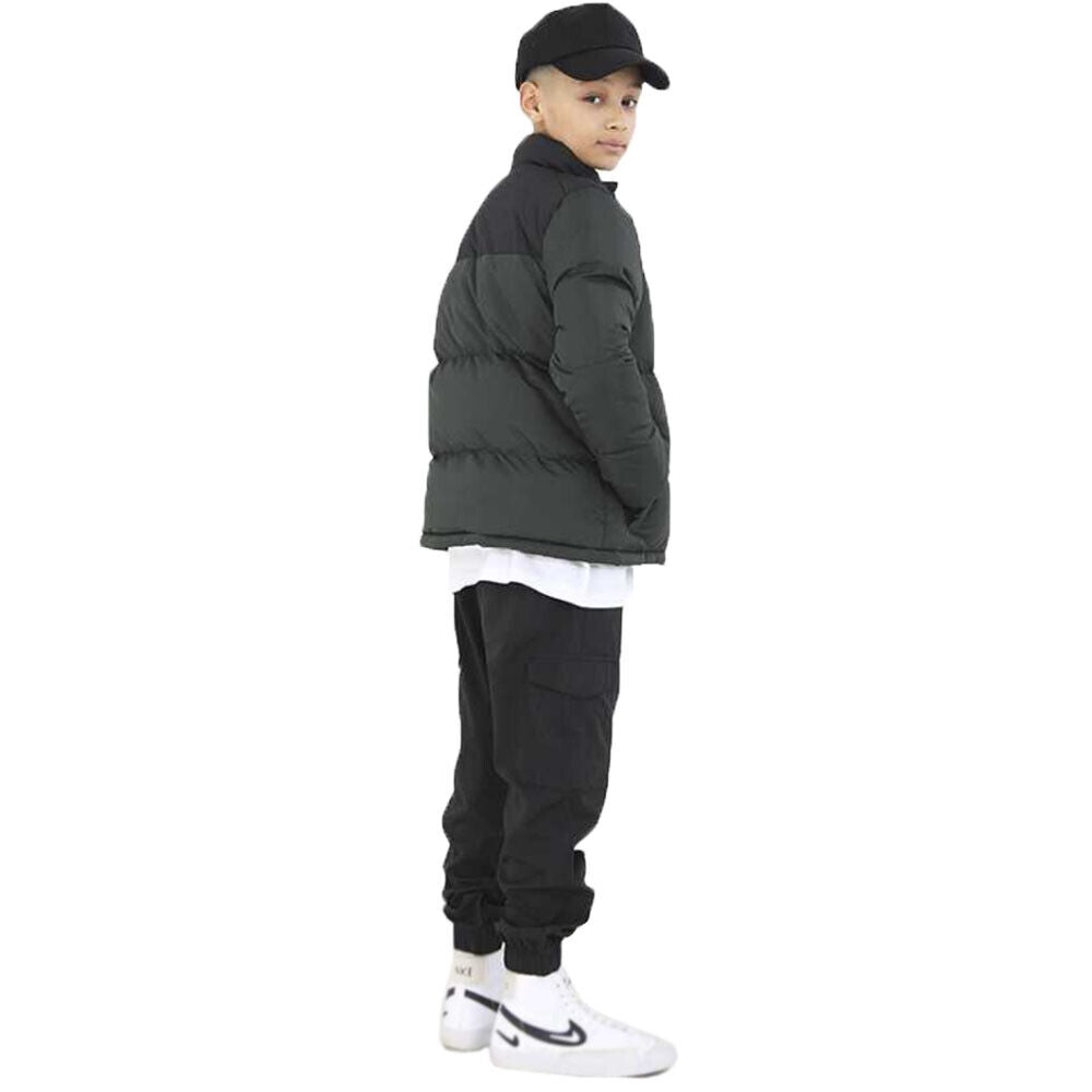Kids Boys "DavisBlockk" Padded Two-Tone School Jacket