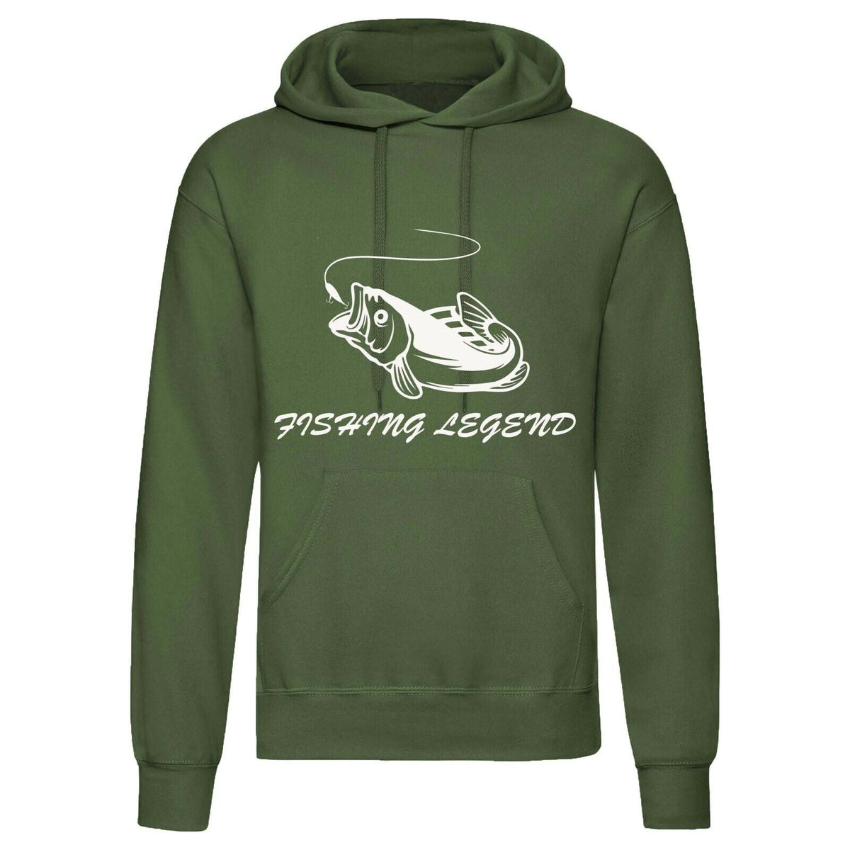 Adults 'Carp Fishing Legend' Angling Hooded Top