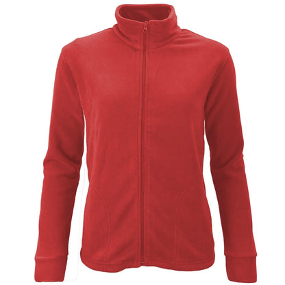 Womens Lightweight Micro Fleece Zip Top