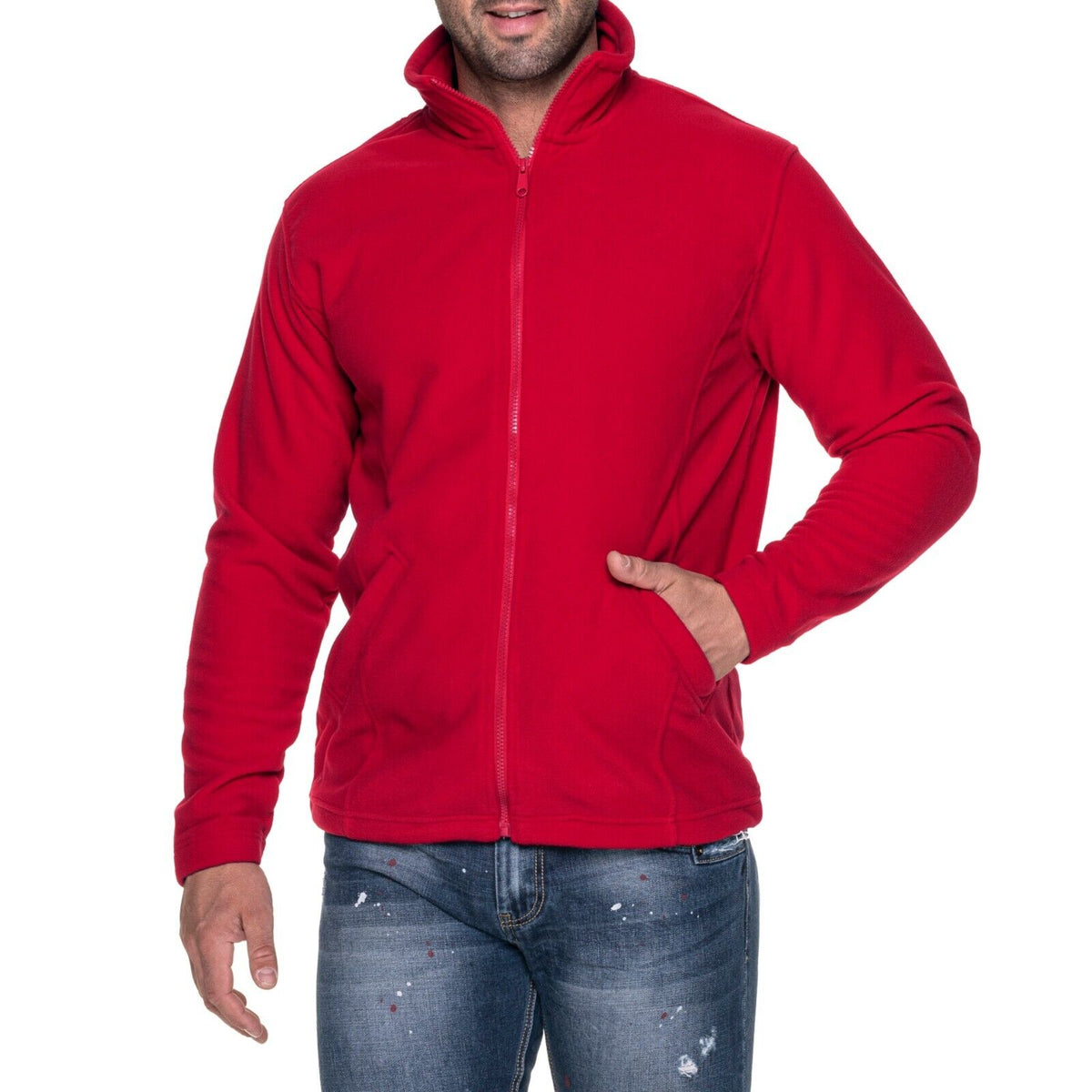Mens Premium Comfortable Microfleece Jacket