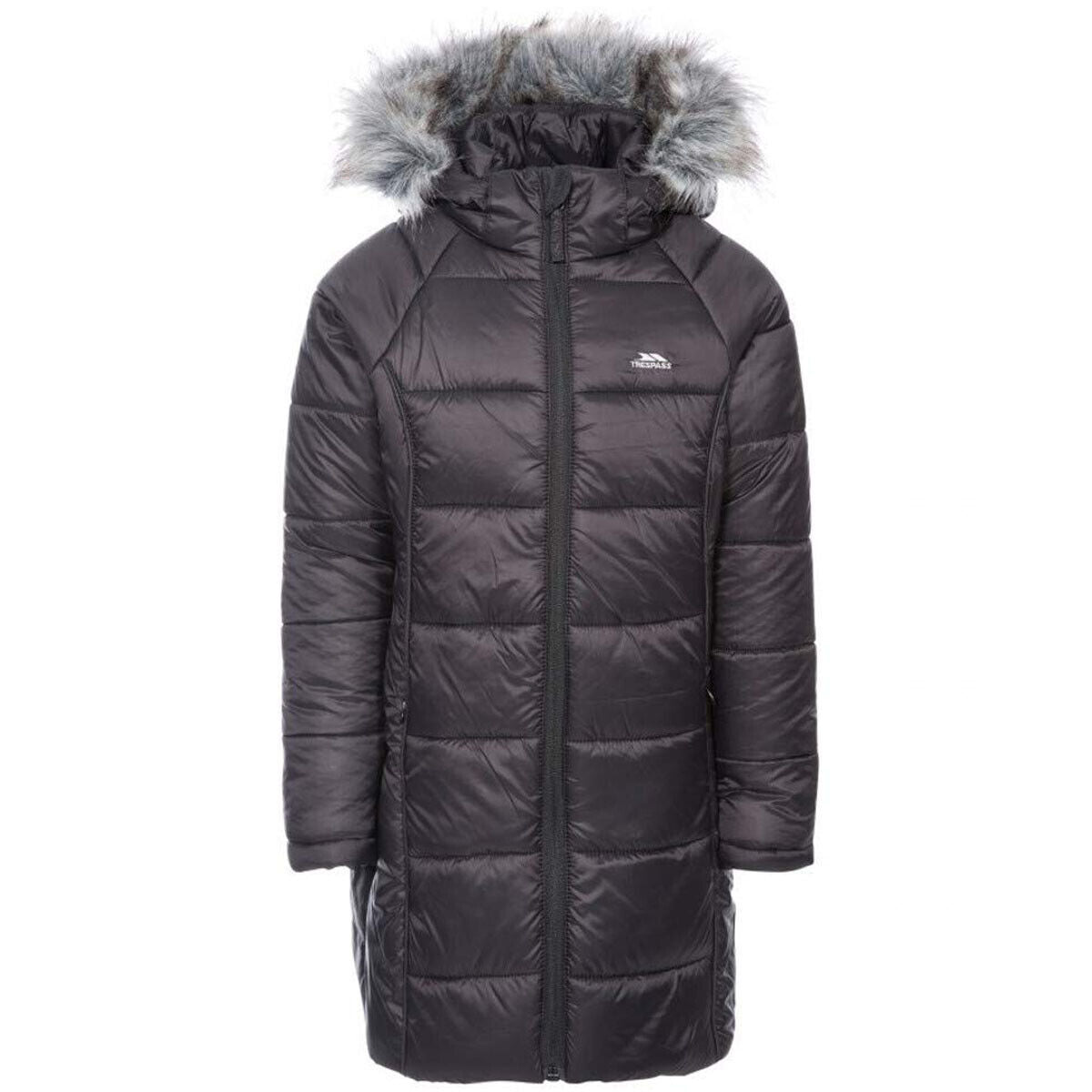 Kids Elimore Padded Coat with Faux Fur Trim
