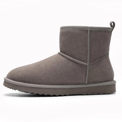 Women's Comfy Suede Plush Winter Warm Snow Boots