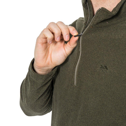 Mens KEYNOTE Anti-pill Microfleece 1/2 Zip Sweatshirt