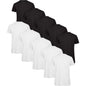 Mens Crew Neck Tee 100% Cotton 5 or 10 Pack Plain T Shirt