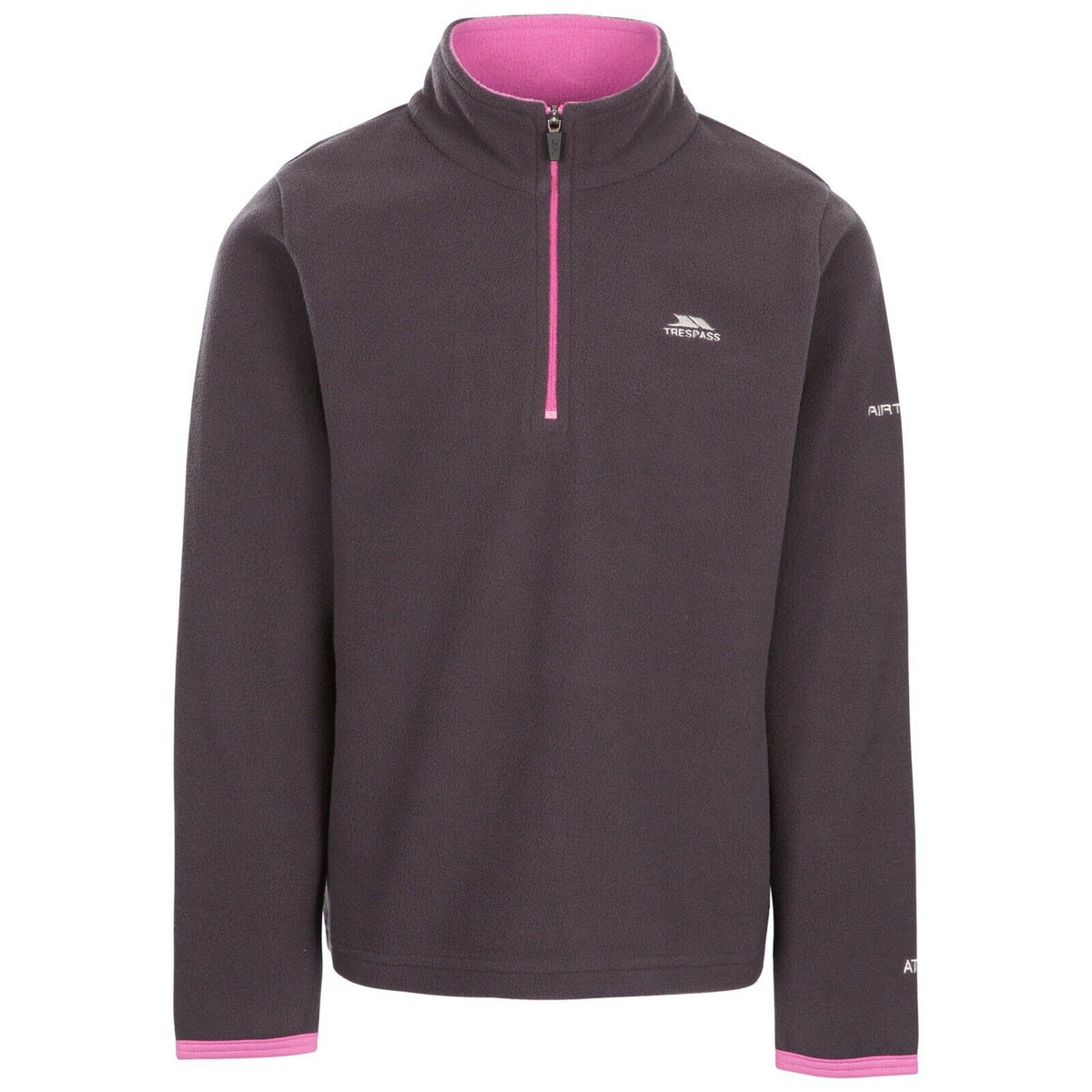Unisex Kids Sybil Fleece Top Zip Neck Hiking Jumper