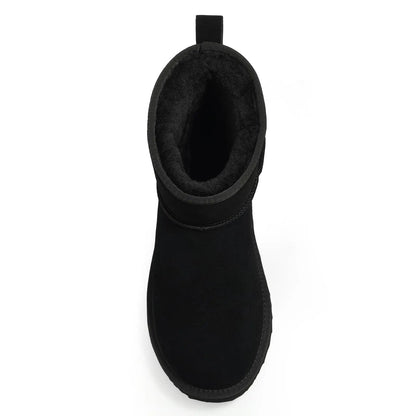 Women's Comfy Suede Plush Winter Warm Snow Boots