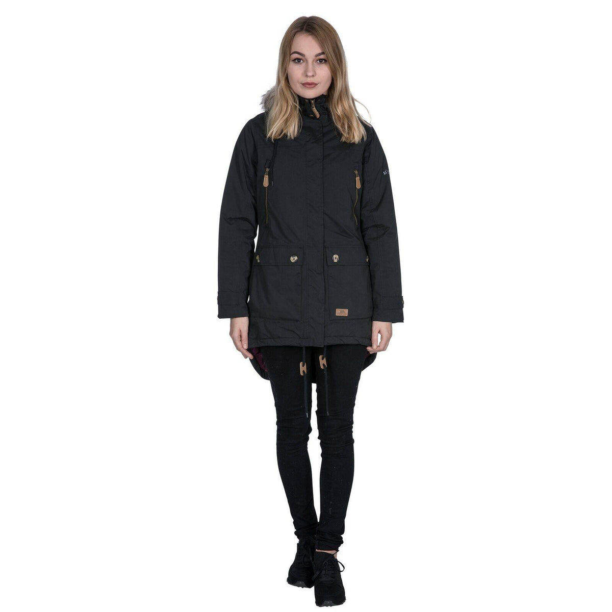 Womens Clea Waterproof Fish Tail Padded Jacket