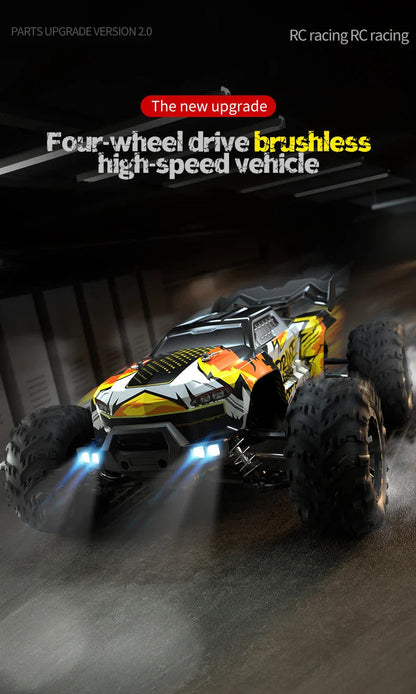 1:16 70KM/H Or 50KM/H 4WD RC Car With LED Remote Control Cars High Speed Drift