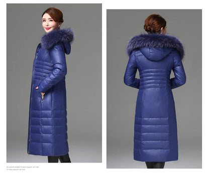 Women's Fashionable Hooded Thick Faux Fur Jacket