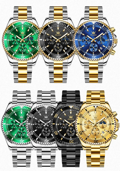 OLEVS Men's Watches Top Brand Luxury Watch for Men Original Waterproof