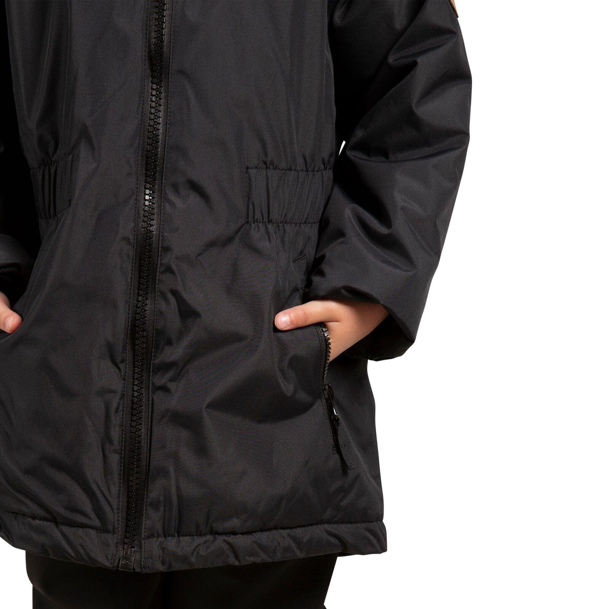 Kids Girls Bertha Check Lined Padded School Jacket
