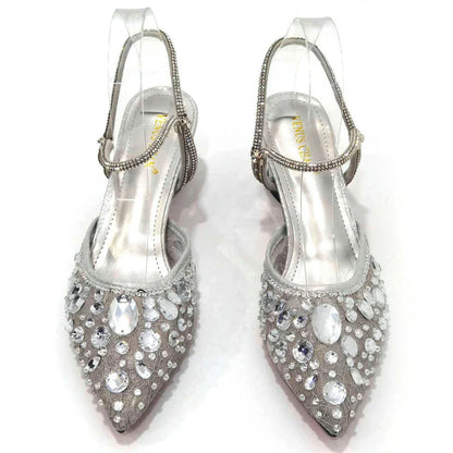 Italian Design Three-Dimensional Women's Bags And Ladies Heel Shoes
