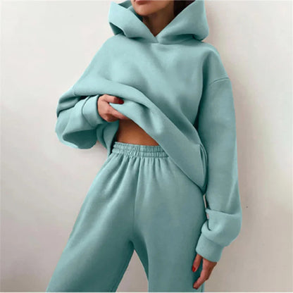 Women's Two Pieces Oversized Tracksuit