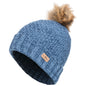 Womens Kellisa Half Fleece Lined Bobble Hat