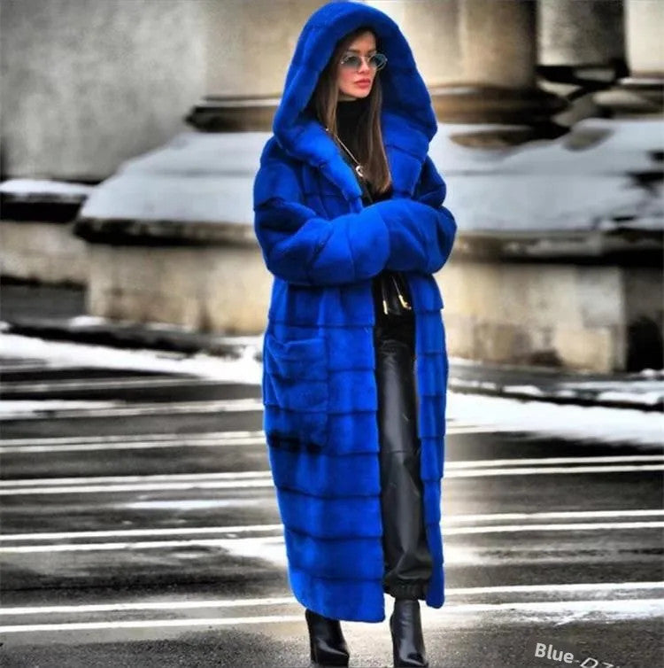 Women's Hooded Sweed Thick Long Sleeve Urban Winter Coat