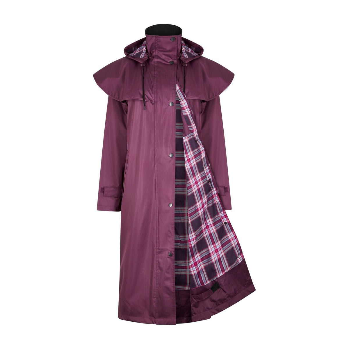 Womens Sandringham Waterproof Equestrian Long Cape Coat
