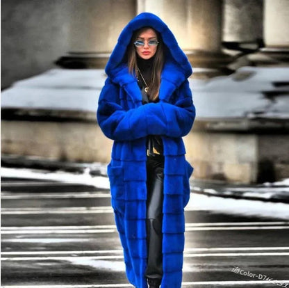 Women's Hooded Sweed Thick Long Sleeve Urban Winter Coat
