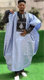 African Clothing For Men Traditional Bazin Riche Embroidery Design Top Long