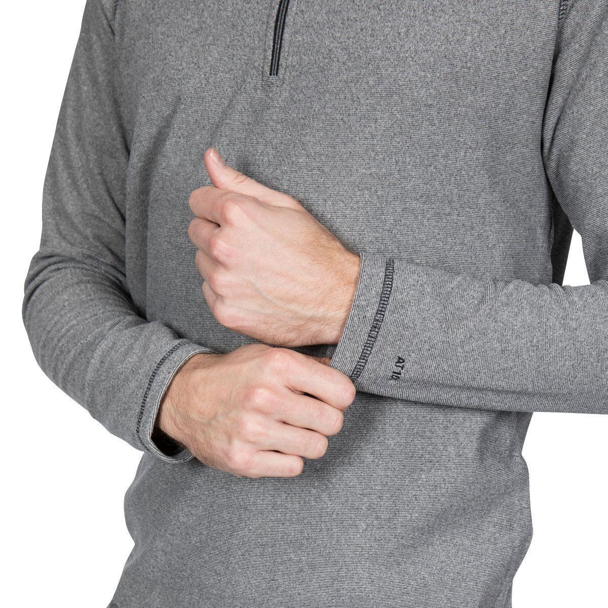 Mens KEYNOTE Anti-pill Microfleece 1/2 Zip Sweatshirt