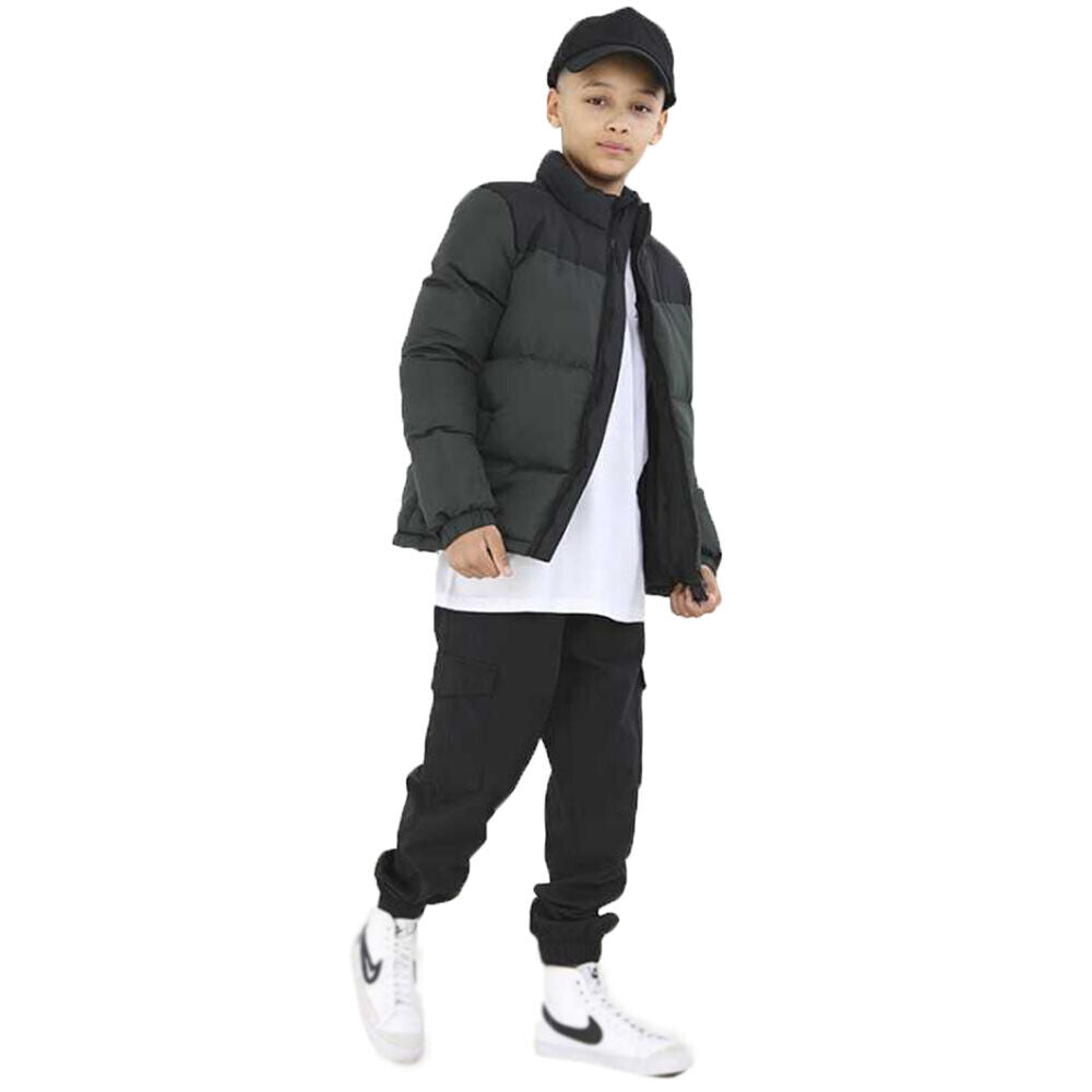 Kids Boys "DavisBlockk" Padded Two-Tone School Jacket