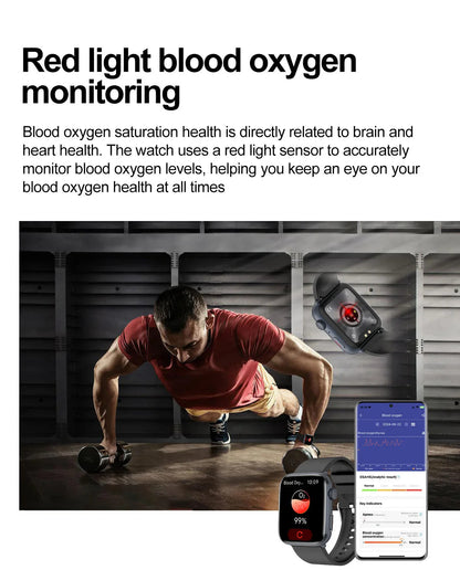 2025 AI Diagnosis NFC Smart Watch Women 1.85 inch AMOLED Blood pressure Heart
