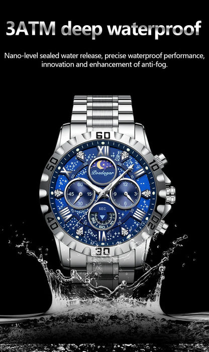 Luxury Watch for Man Quartz Sports Men Watch Waterproof Luminous Stainless