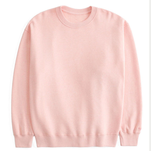 Womens Soft Feel Oversized Crew Sweatshirt
