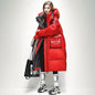 Women's Glossy Waterproof Thick Loose Outerwear Warm Parka Snow Down Jacket