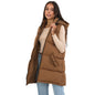 Womens CELLOLGIL Sleeveless Padded Hooded Longline Gilet