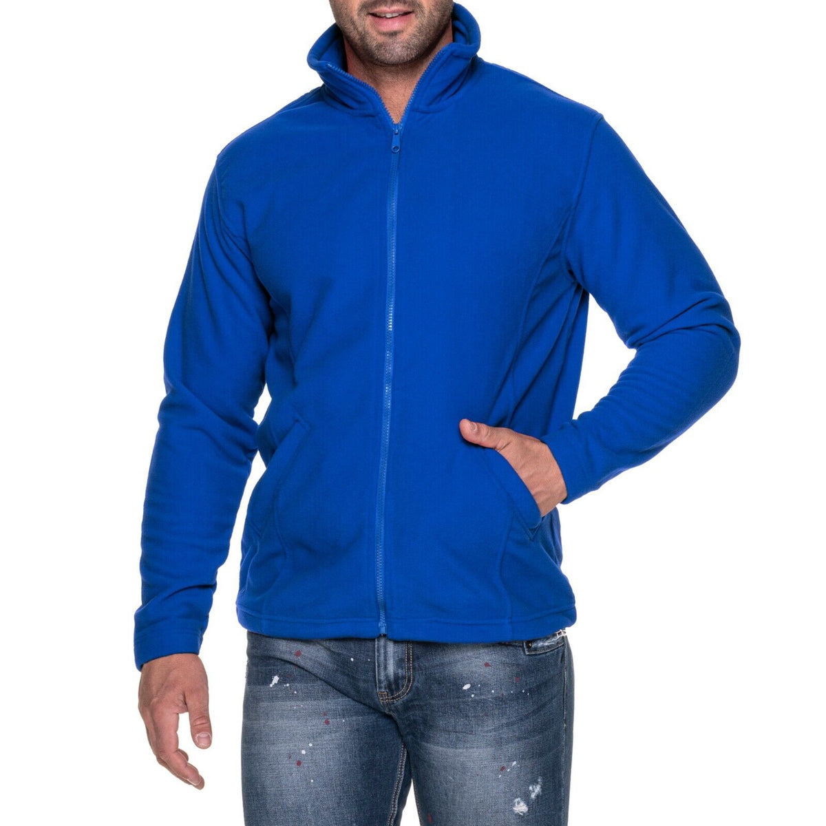 Mens Premium Comfortable Microfleece Jacket