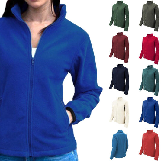 Womens Lightweight Micro Fleece Zip Top