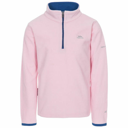 Unisex Kids Sybil Fleece Top Zip Neck Hiking Jumper