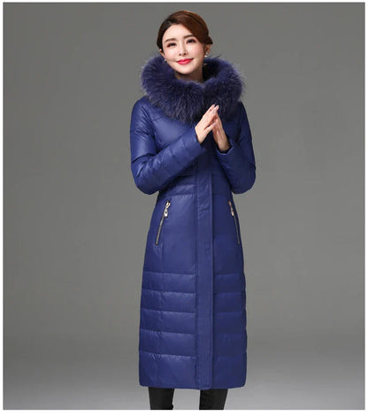 Women's Fashionable Hooded Thick Faux Fur Jacket