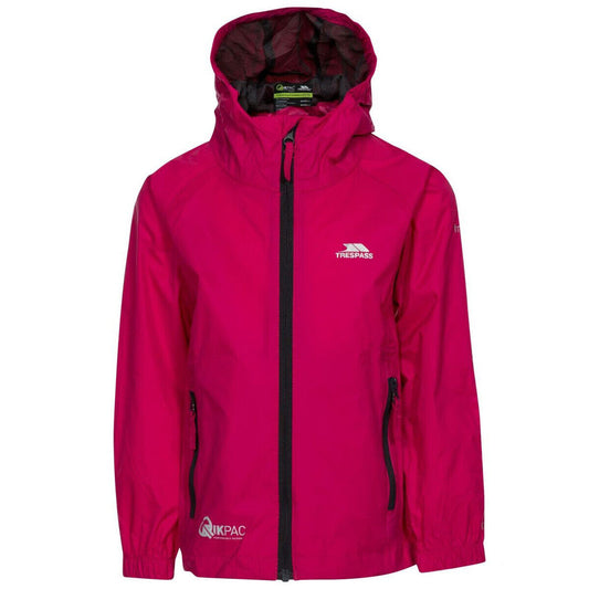 Unisex Kids Qikpac Waterproof Jacket