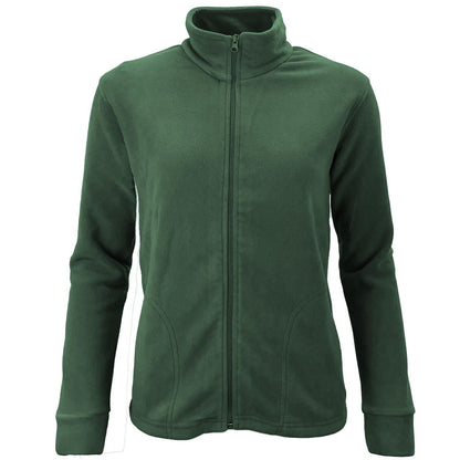 Womens Lightweight Micro Fleece Zip Top