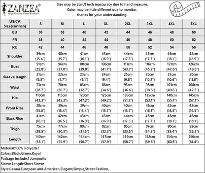 ZANZEA Summer Overalls Women 2024 Elegant Jumpsuits Holiday Casual Short Sleeve
