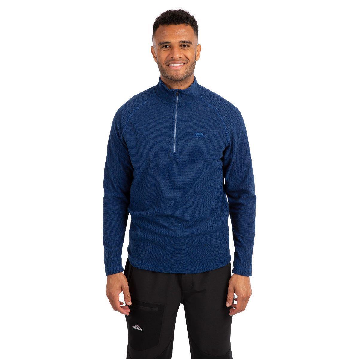 Mens KEYNOTE Anti-pill Microfleece 1/2 Zip Sweatshirt