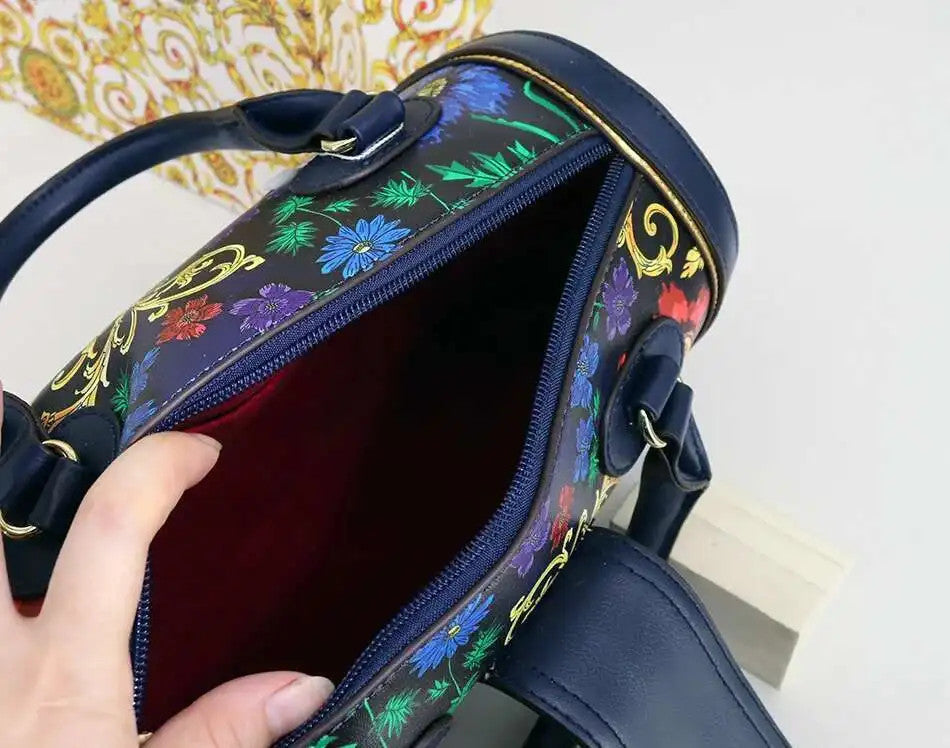Large-capacity Women's Boston Barrel Handbags