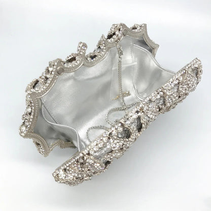 Women's Crystal Clutches Cocktail Purse
