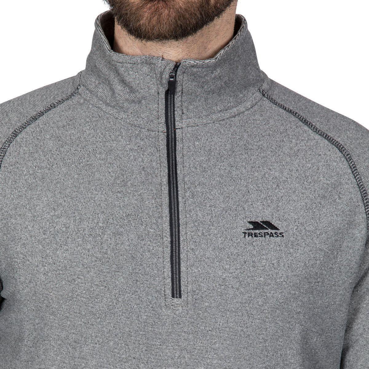 Mens KEYNOTE Anti-pill Microfleece 1/2 Zip Sweatshirt