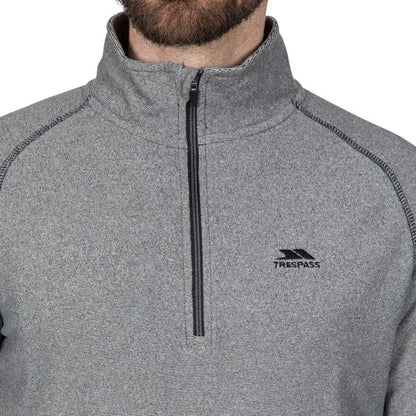 Mens KEYNOTE Anti-pill Microfleece 1/2 Zip Sweatshirt