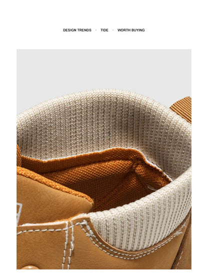 Men's High-Top Platform Casual Comfortable Winter Boots